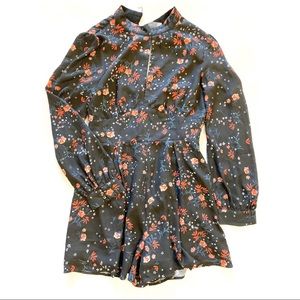 Wildflower Mock Neck Romper